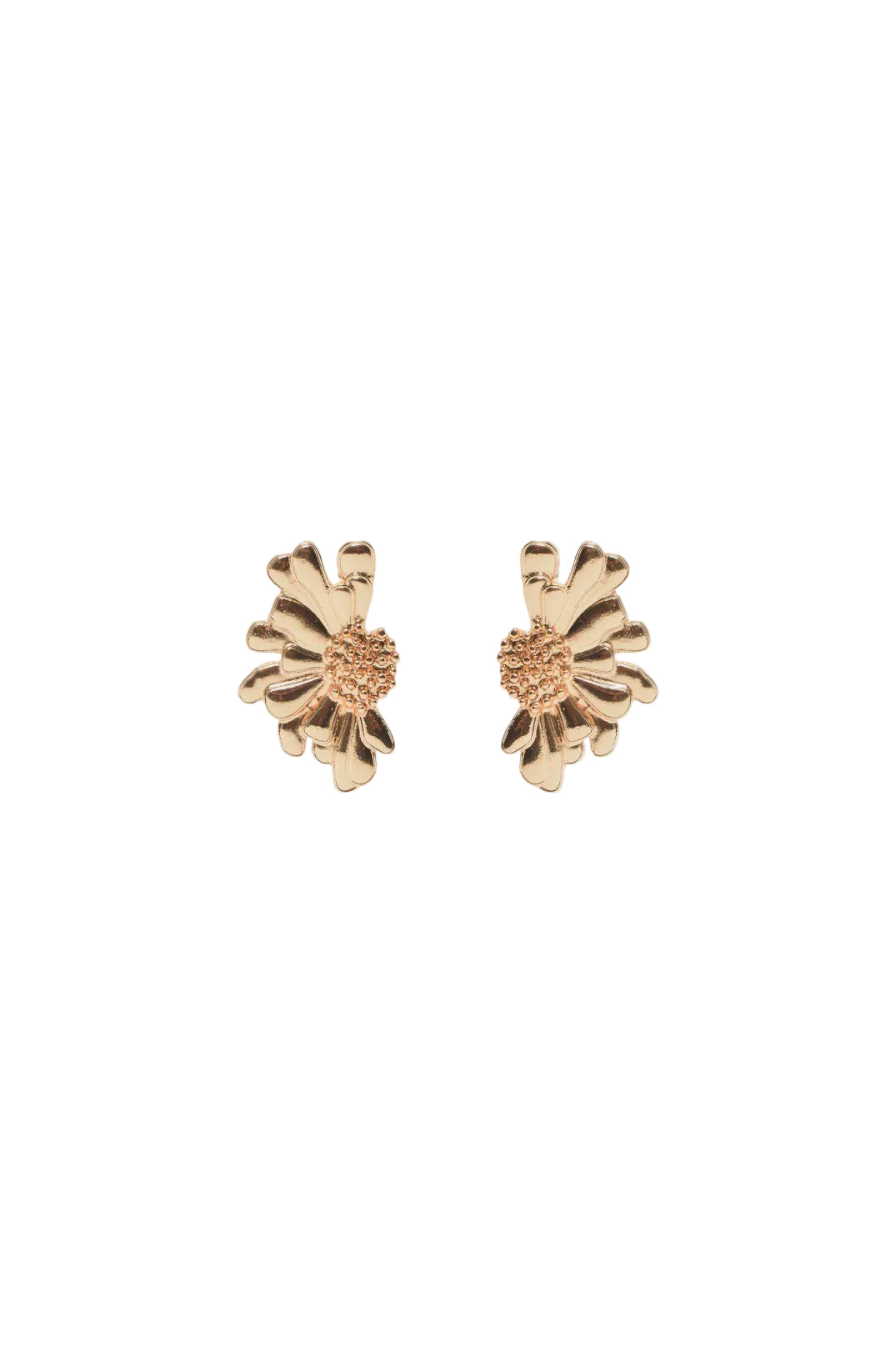 Statement Flower Earring Gold Earrings Adorne