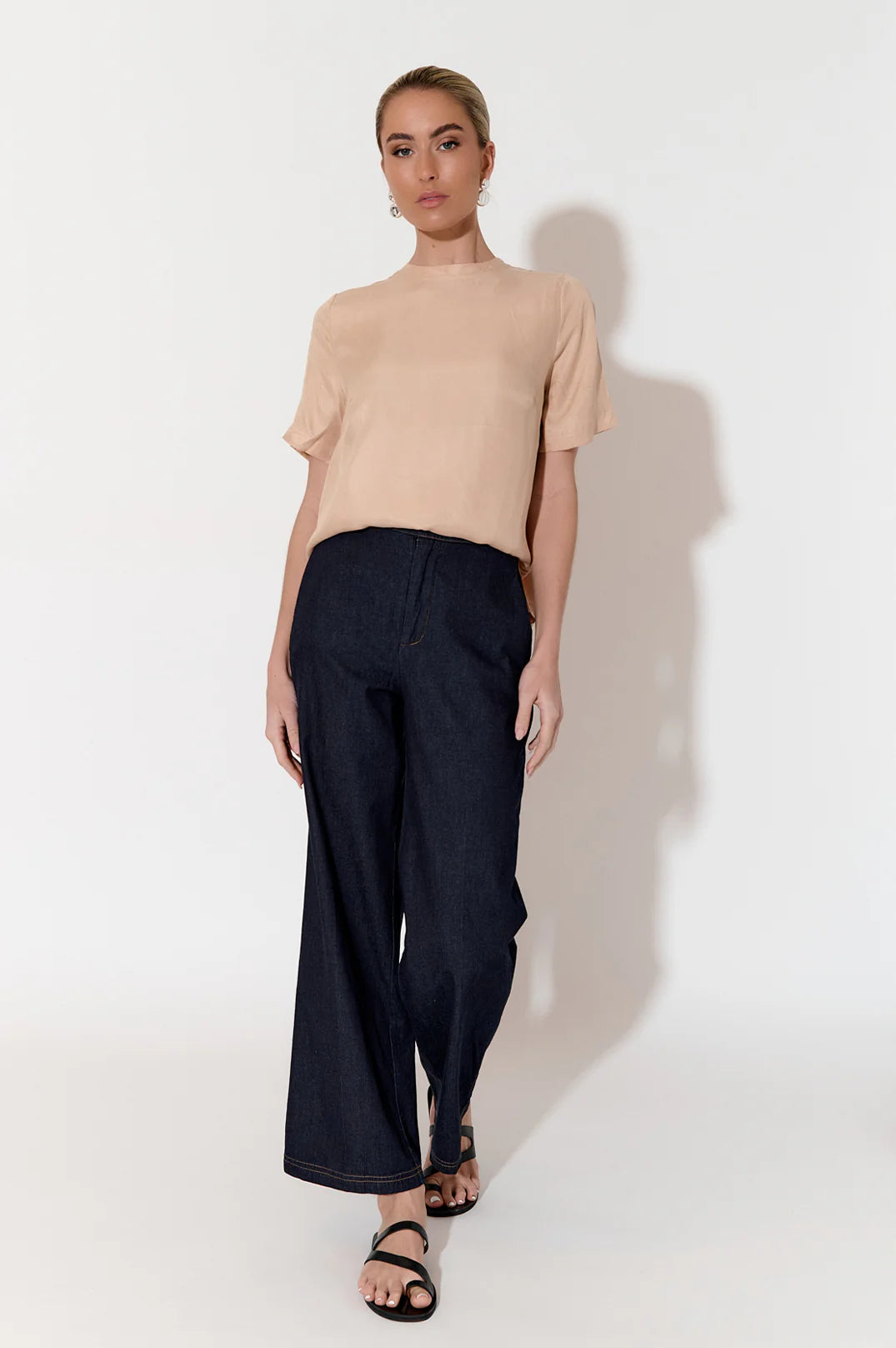 Nisha Denim Pant Bottoms Adorne