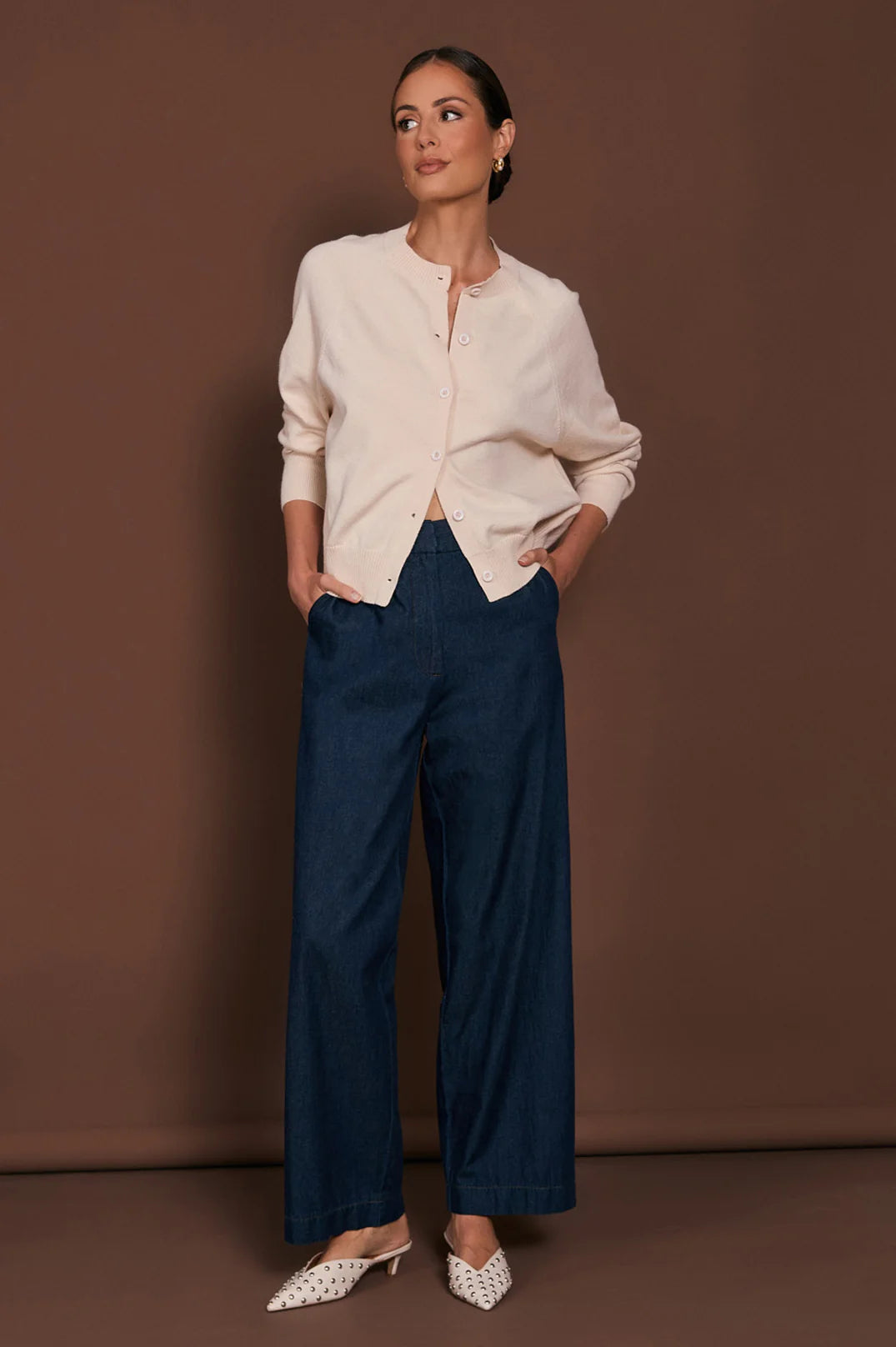 Freddy Knit Cardigan Cream Tops Adorne