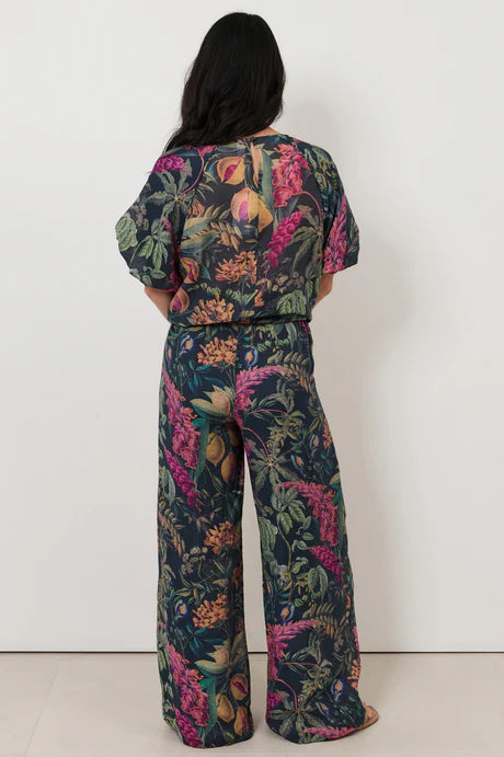 Parker Seville Print Wide Leg Pant Bottoms Adorne