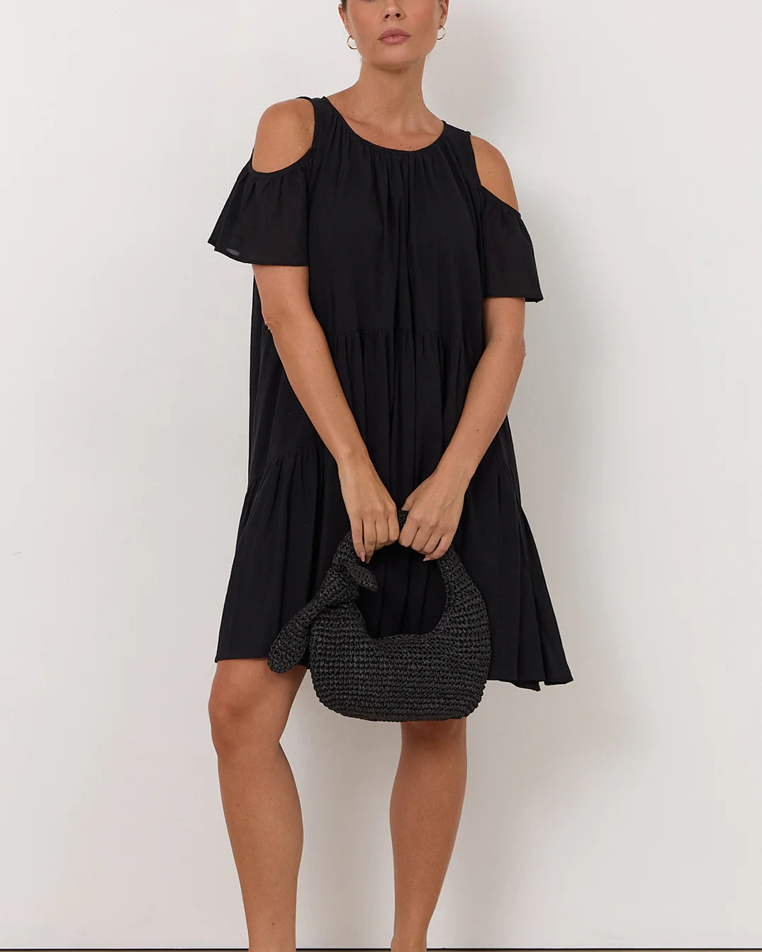 Ariah Short Dress Black Dresses Adorne