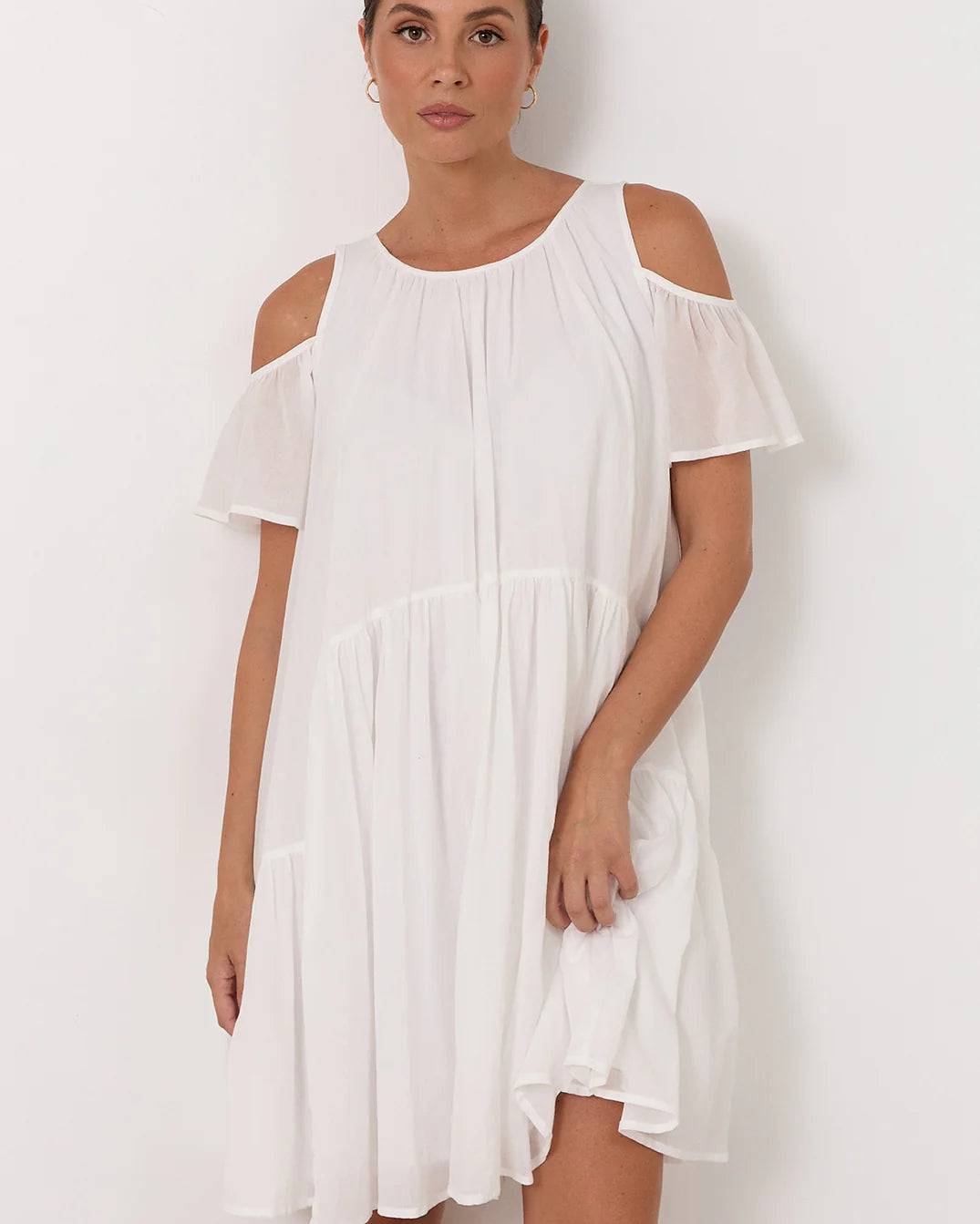 Ariah Short Dress White Dresses Adorne