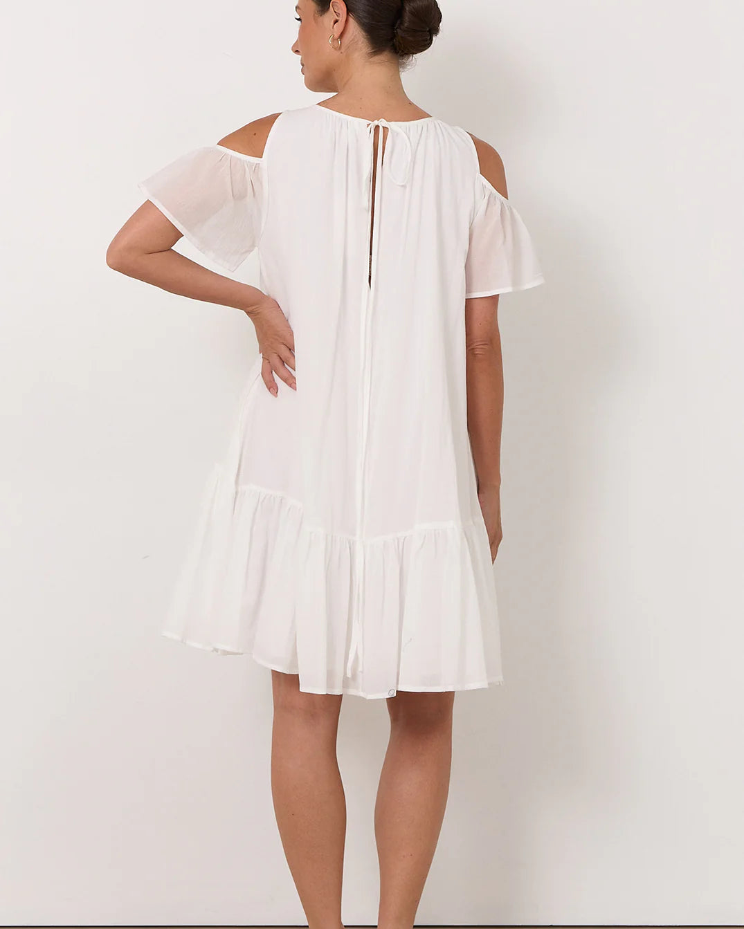 Ariah Short Dress White Dresses Adorne