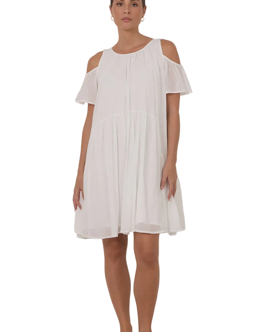 Ariah Short Dress White Dresses Adorne S(8)