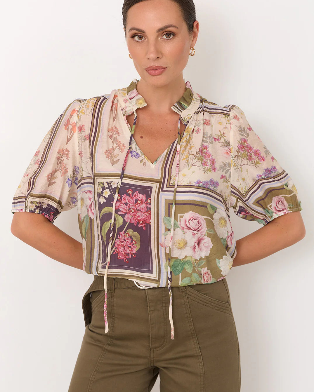 Sandra Austria Print Top - Global Free Style