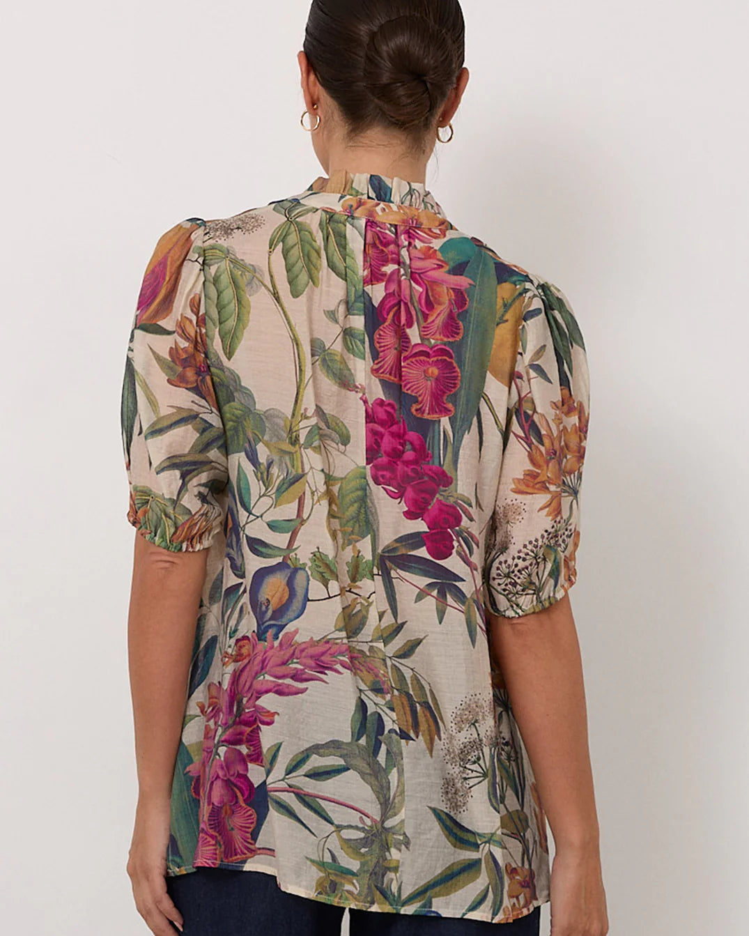 Sandra Seville Print Top Print Tops Adorne