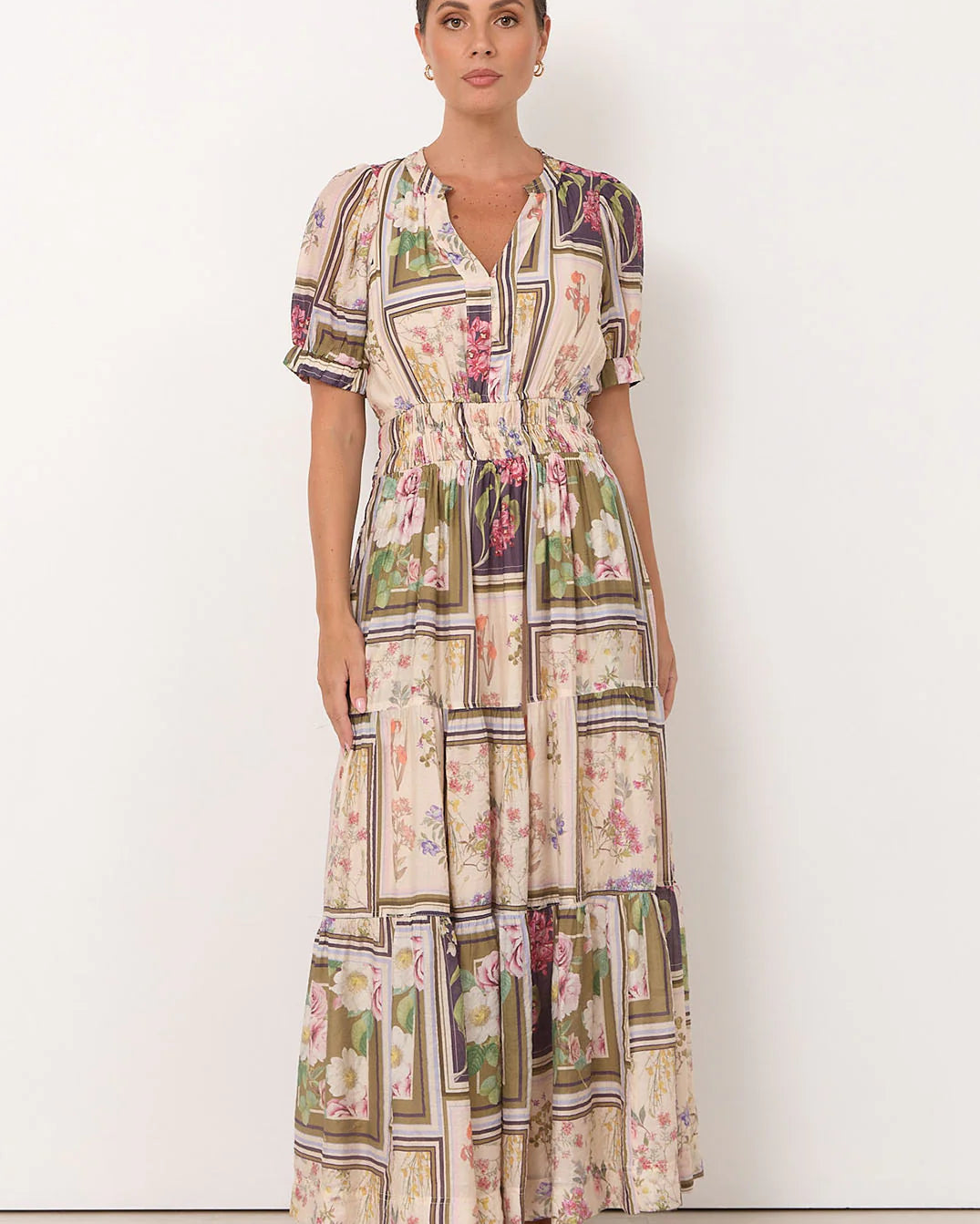 Violette Austria Print Maxi Dress - Global Free Style