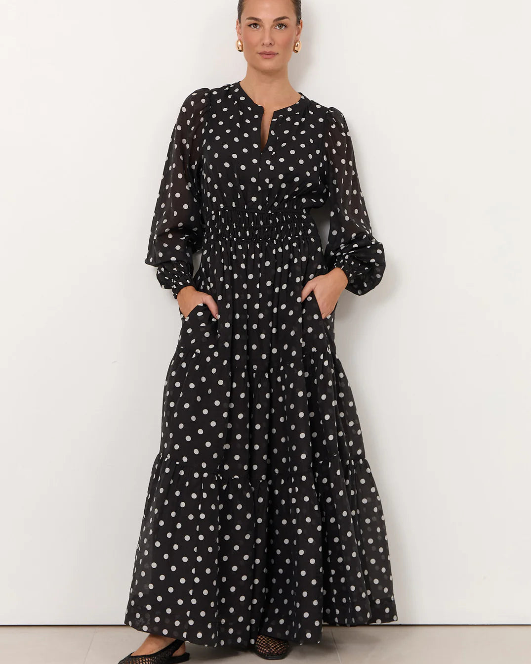 Violette Maxi Dress Spot Dresses Adorne