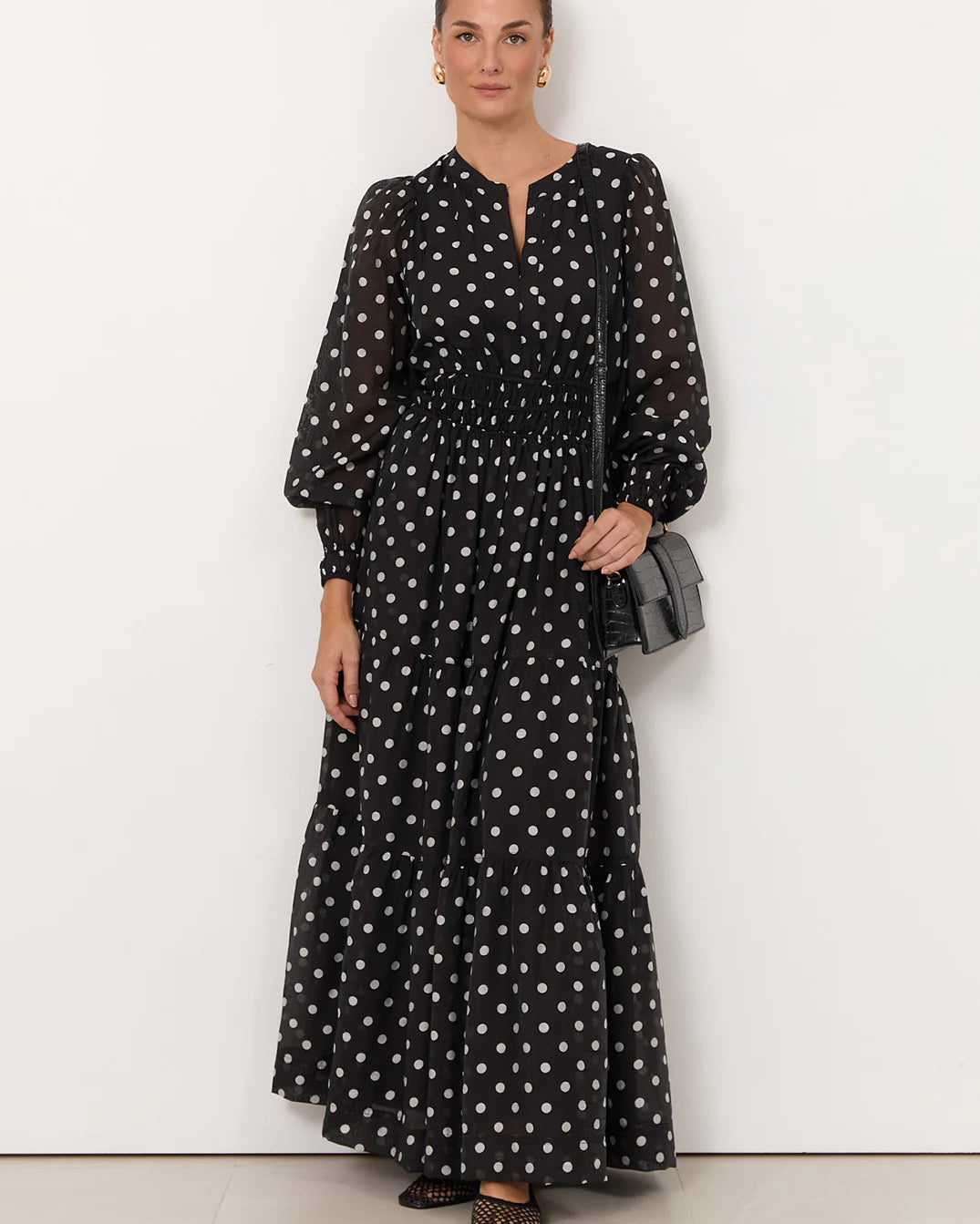 Violette Maxi Dress Spot Dresses Adorne