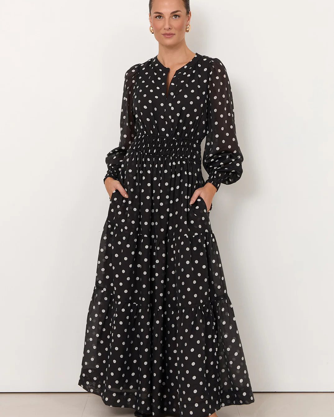 Violette Maxi Dress Spot Dresses Adorne