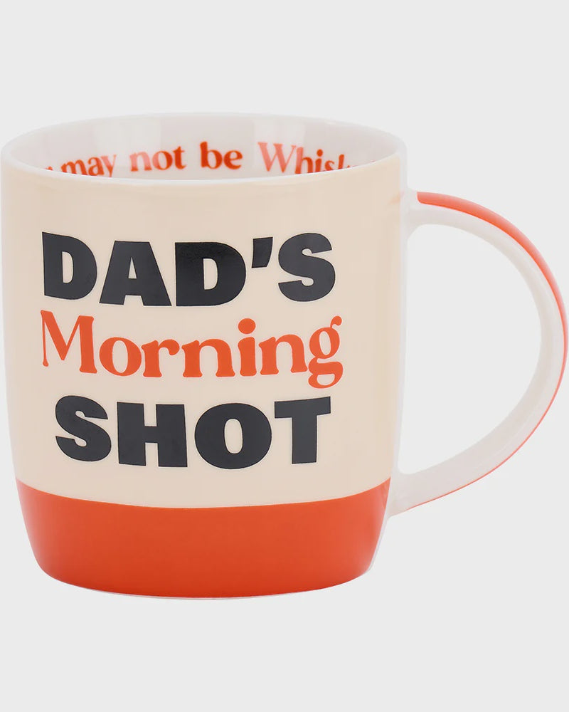 AT Mens Coffee Mug Dad's Morning Shot Gifts and Accessories Annabel Trends