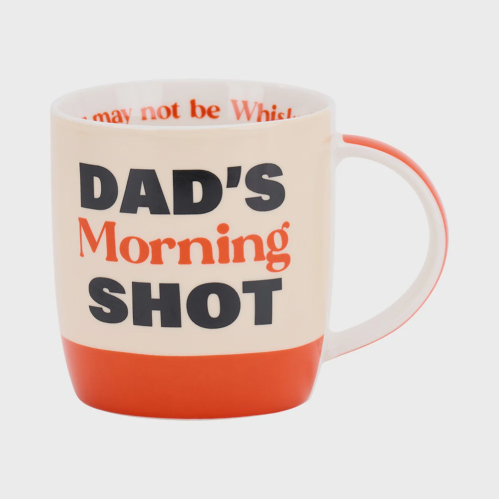 AT Mens Coffee Mug Dad's Morning Shot Gifts and Accessories Annabel Trends