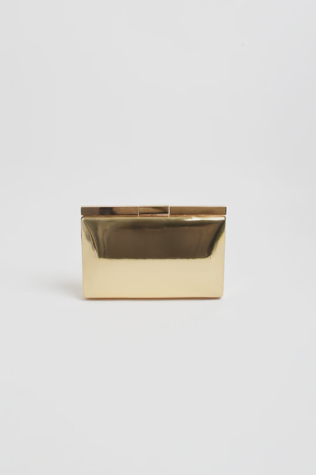 Simona Gloss Structured Clutch Gold - Global Free Style