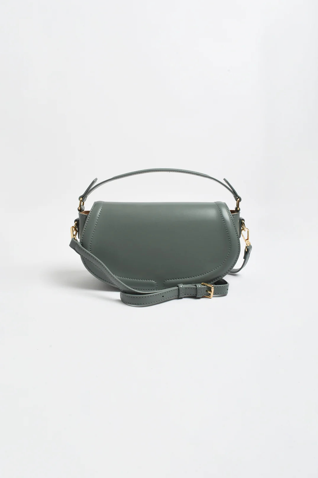 Rosalie Rounded Foldover Small Bag Pale Blue Bags and Purses Adorne