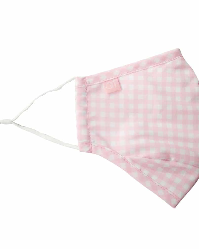 Face Mask Gingham Pink Gifts and Accessories Annabel Trends