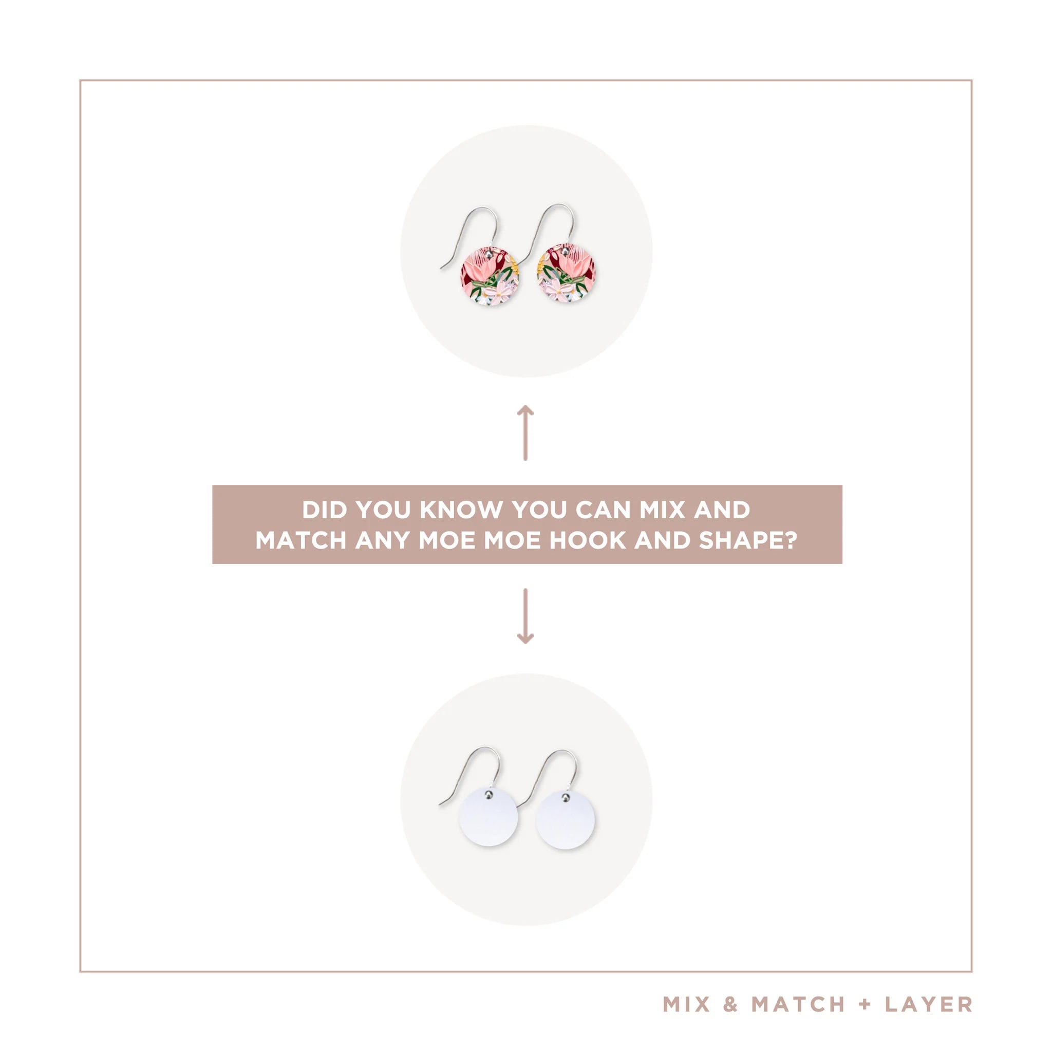 Alex Mason Wild Child Small Circle Drop Earring Earrings Moe Moe