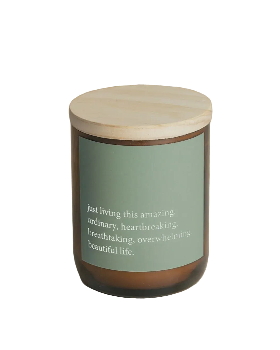 Heartfelt Candle -Just Living this Amazing Life Gifts and Accessories Commonfolk