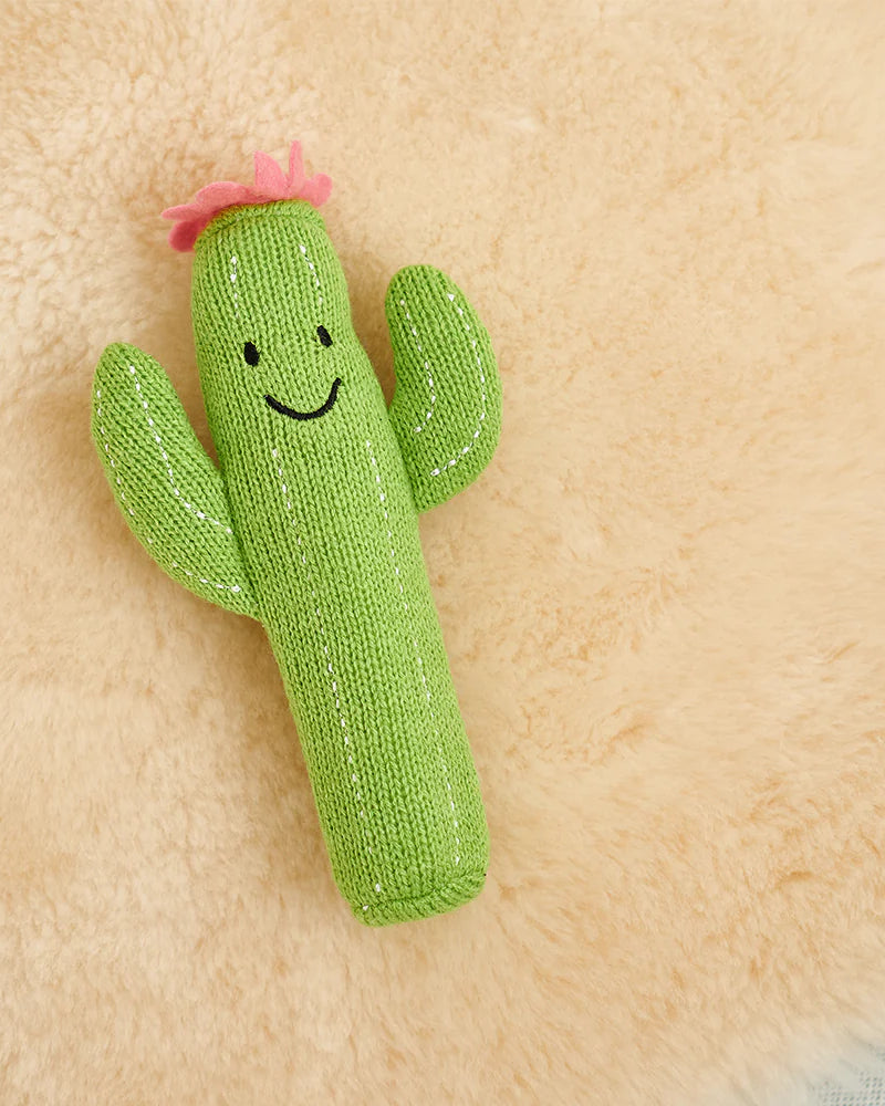 Hand Rattle Knit Cactus Gifts and Accessories Annabel Trends