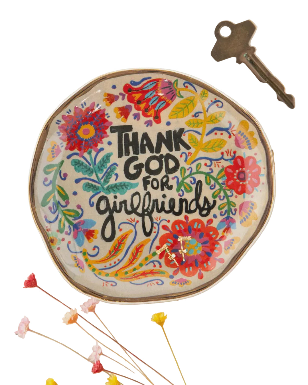 Artsy Trinket Dish Girlfriends Gifts and Accessories Natural Life