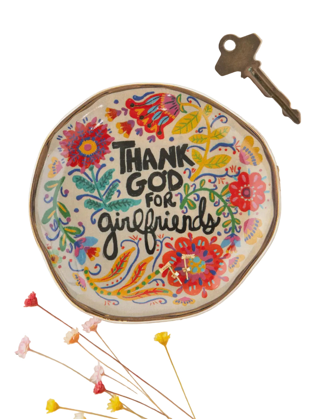 Artsy Trinket Dish Girlfriends Gifts and Accessories Natural Life