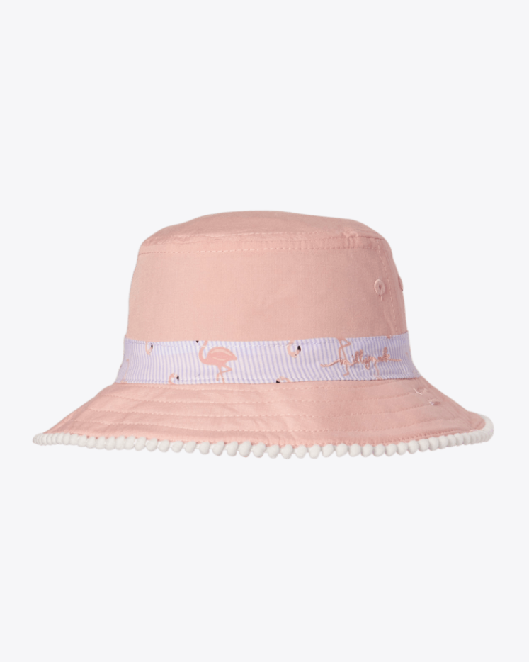 Camille Baby Girls Bucket Pink Hats & Millinery Kooringal