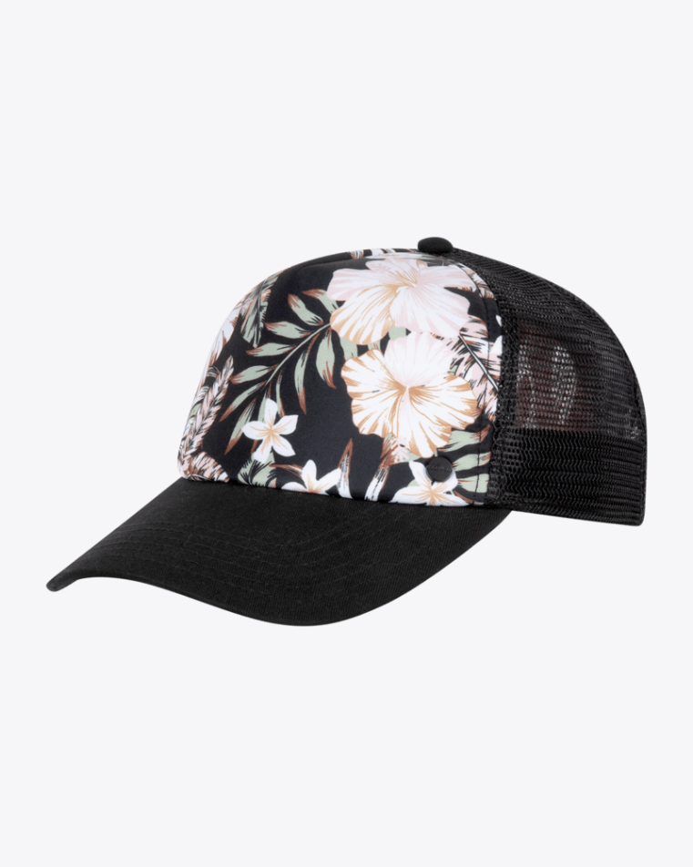 Copacabana Womens Trucker Cap Black Hats & Millinery Kooringal