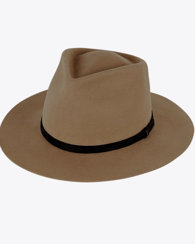 Goodwin Universal Wide Brim Fedora Driftwood Hats & Millinery Kooringal S