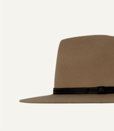 Goodwin Universal Wide Brim Fedora Driftwood Hats & Millinery Kooringal