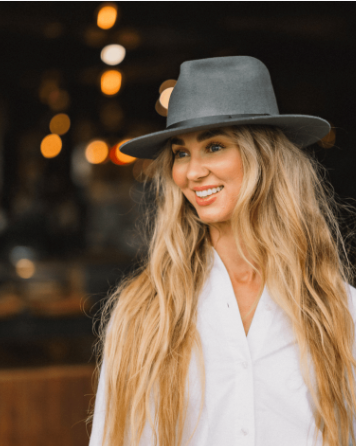 Goodwin Universal Wide Brim Fedora Driftwood Hats & Millinery Kooringal