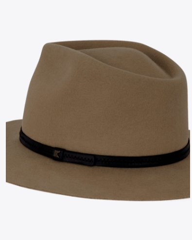 Goodwin Universal Wide Brim Fedora Driftwood Hats & Millinery Kooringal