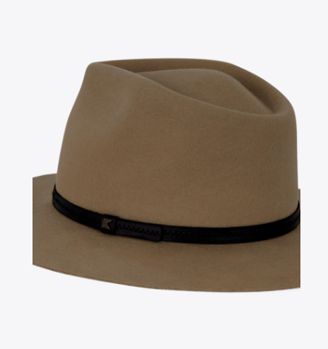 Goodwin Universal Wide Brim Fedora Driftwood Hats & Millinery Kooringal