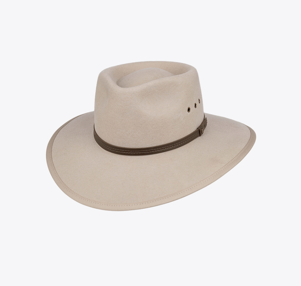 WoodBury Universal Drover Stone Mens Hats Kooringal S(57cm)