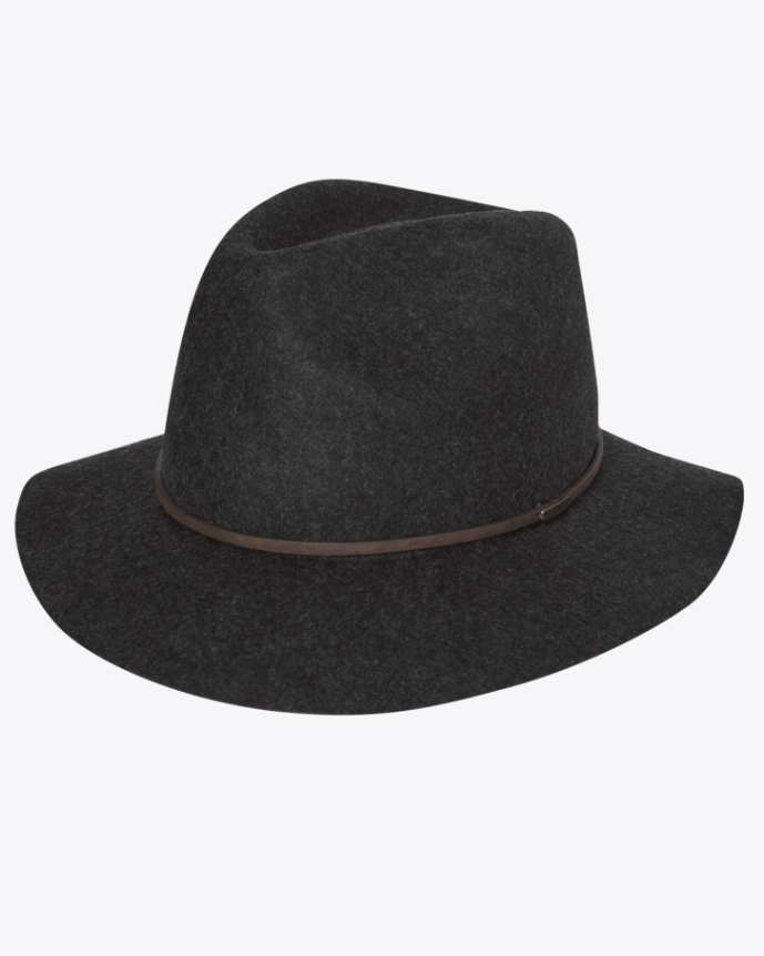 Mid Brim Fedora Rajah Char Marle Mens Hats Kooringal S(56cm)