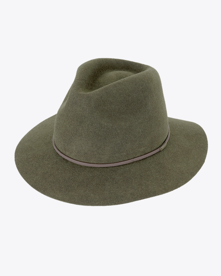 Mid Brim Fedora Rajah Cypress Mens Hats Kooringal S(56cm)