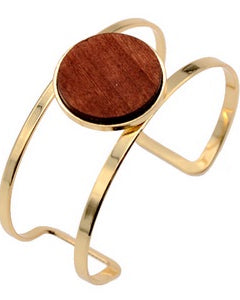 Geo Wood Cutout Cuff Bracelets and Bangles Sun Accessories