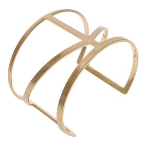 Cutout Rose Gold Cuff Bracelets and Bangles Sun Accessories