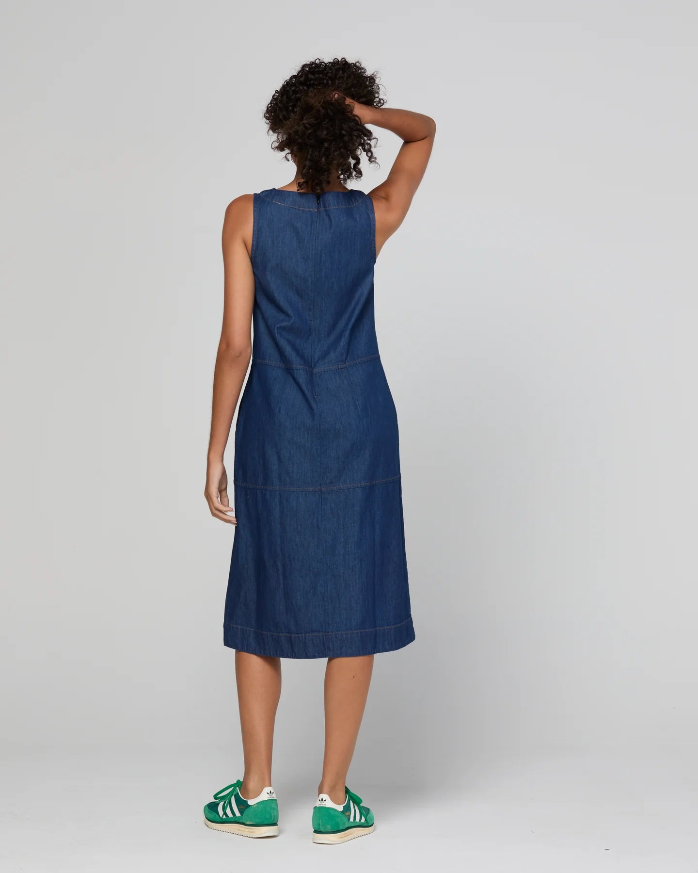 Fumi Dress Dark Denim Dresses Boom Shankar