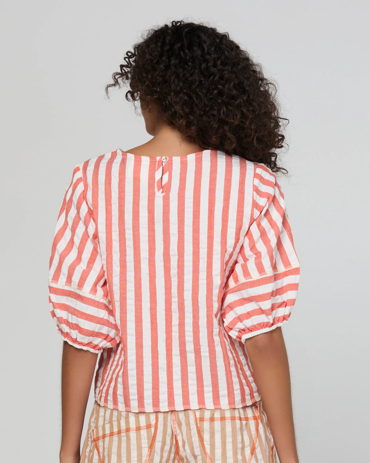 Ava Top Watermelon Stripe Tops Boom Shankar