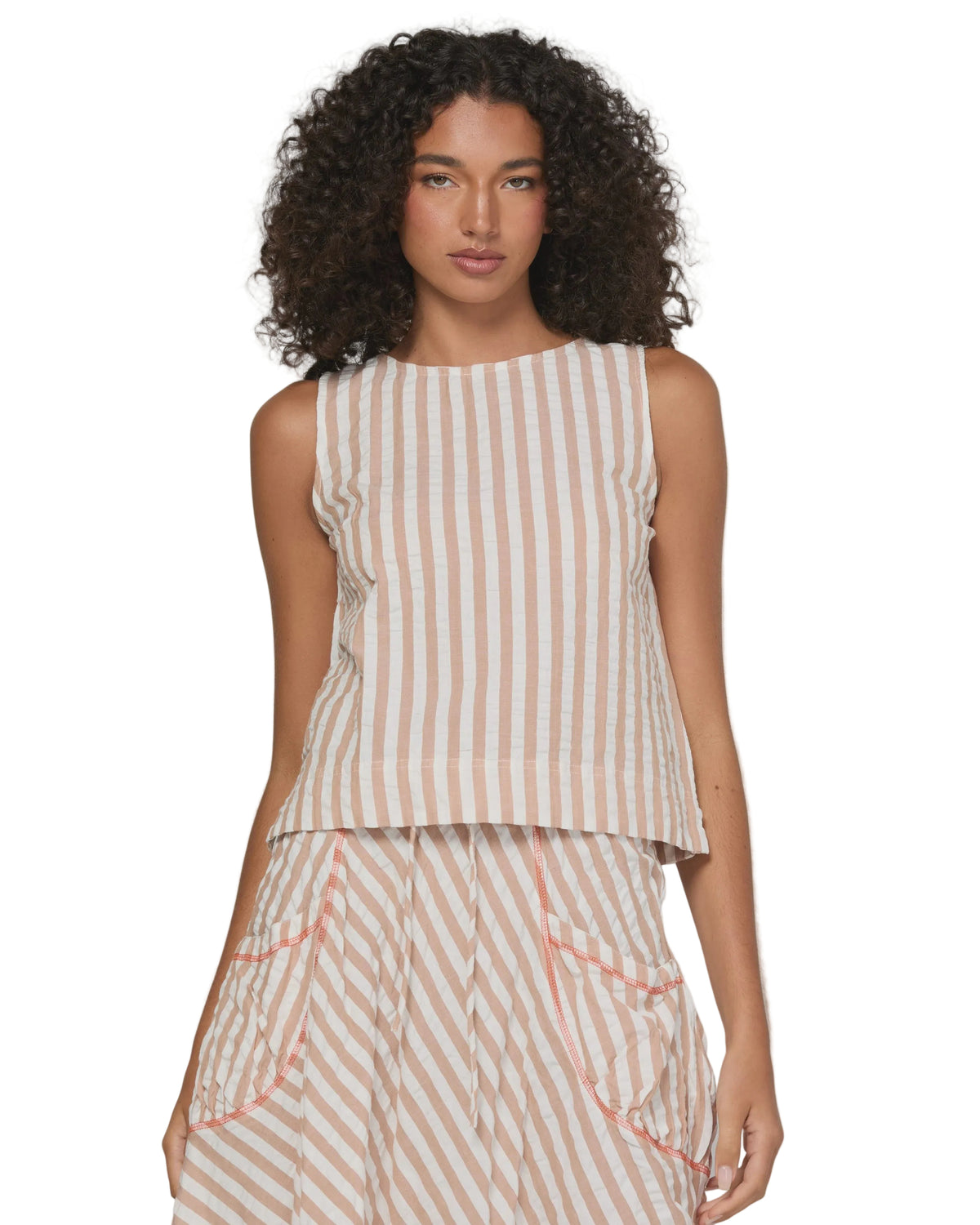 Hara Top Sandy Stripe Tops Boom Shankar XS(6- 8)