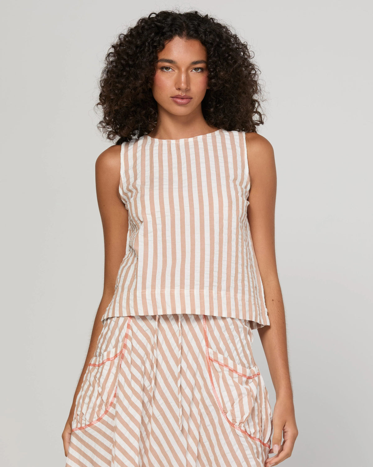 Hara Top Sandy Stripe Tops Boom Shankar
