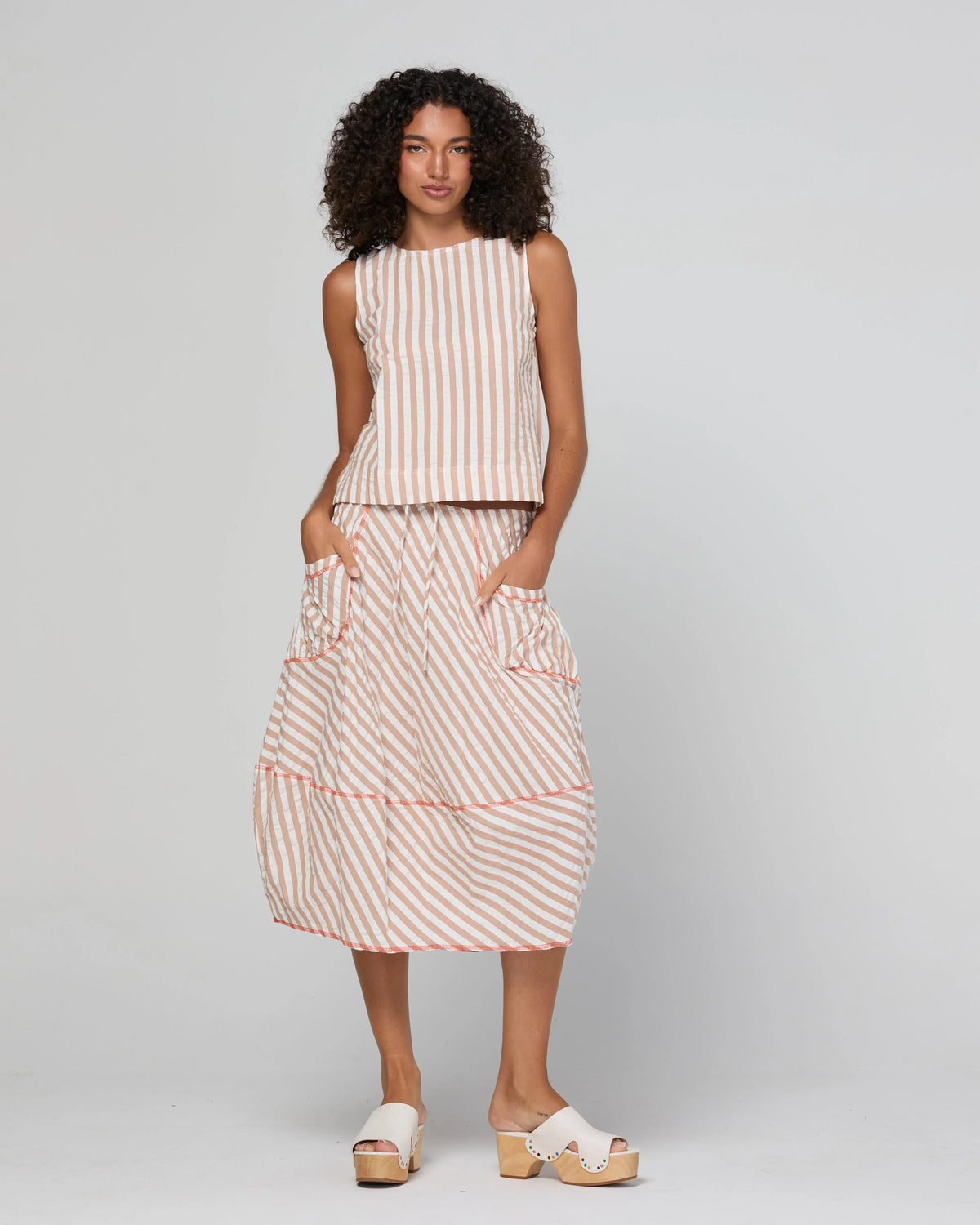 Hara Top Sandy Stripe Tops Boom Shankar