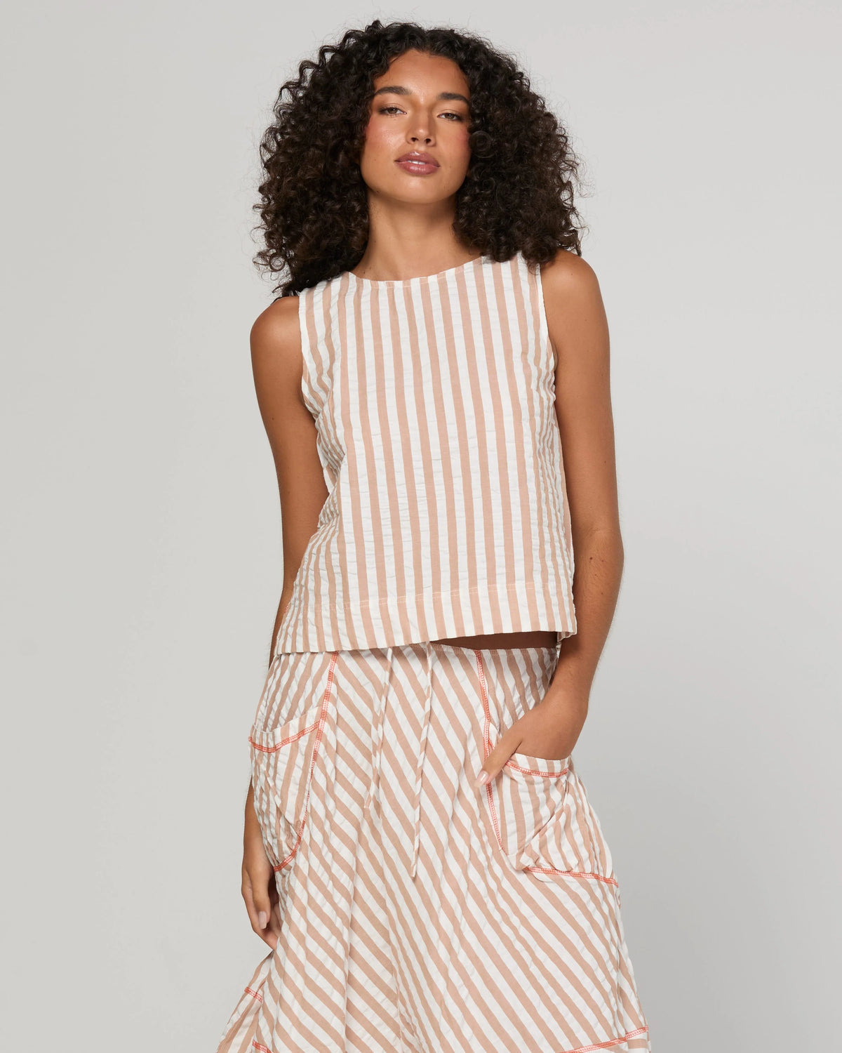 Hara Top Sandy Stripe Tops Boom Shankar