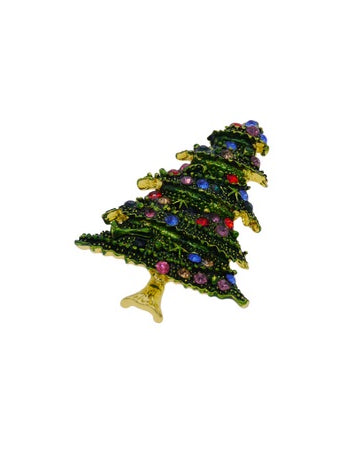 Christmas Tree Brooch Hair Sun Accessories