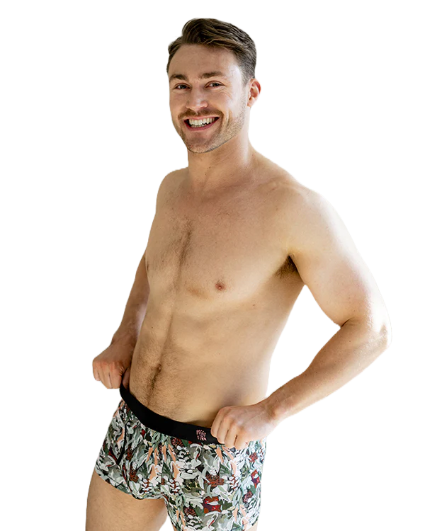 Bamboo Underwear - Spotted Gum Mens Peggy and Finn S (29-31)
