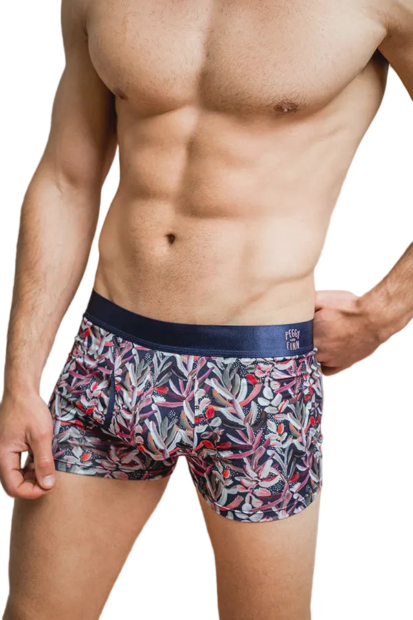 Bamboo Underwear - Protea Navy Mens Peggy and Finn S (29-31)