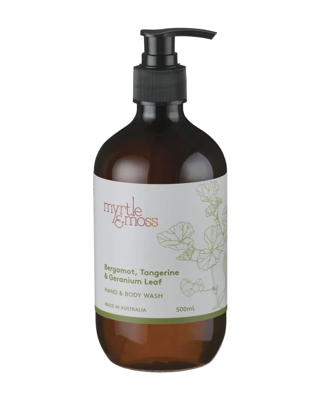 Hand and Body Wash 500ml Bergamot, Tangerine & Geranium Leaf Body Myrtle & Moss