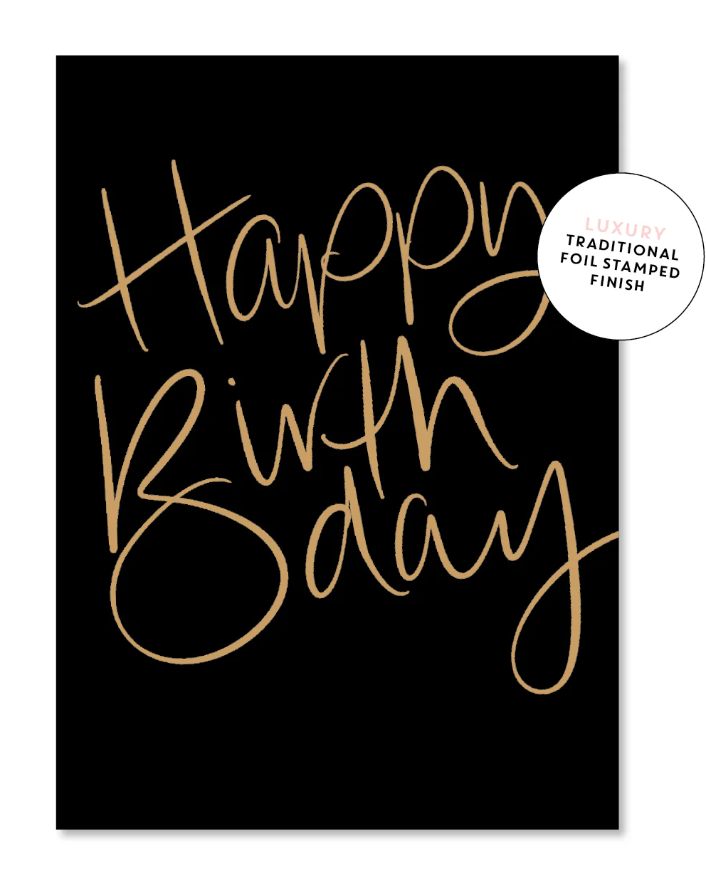 Birthday Script Greeting Card Cards and Wrap Just Smitten