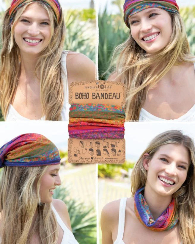Natural Life Boho Bandeau Rainbow Borders Bandeau Natural Life