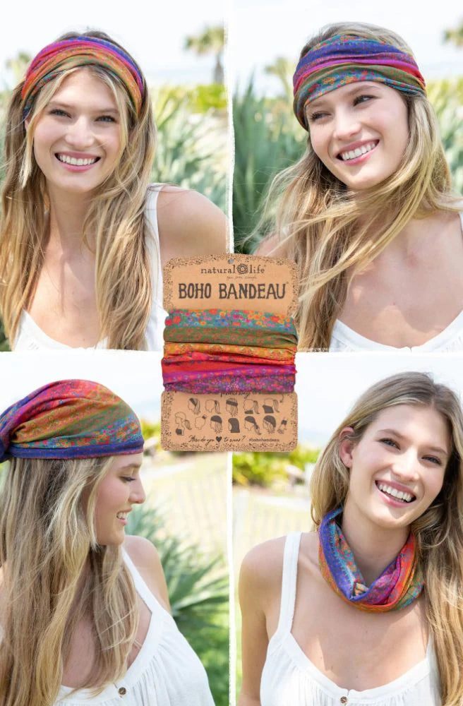 Natural Life Boho Bandeau Rainbow Borders Bandeau Natural Life