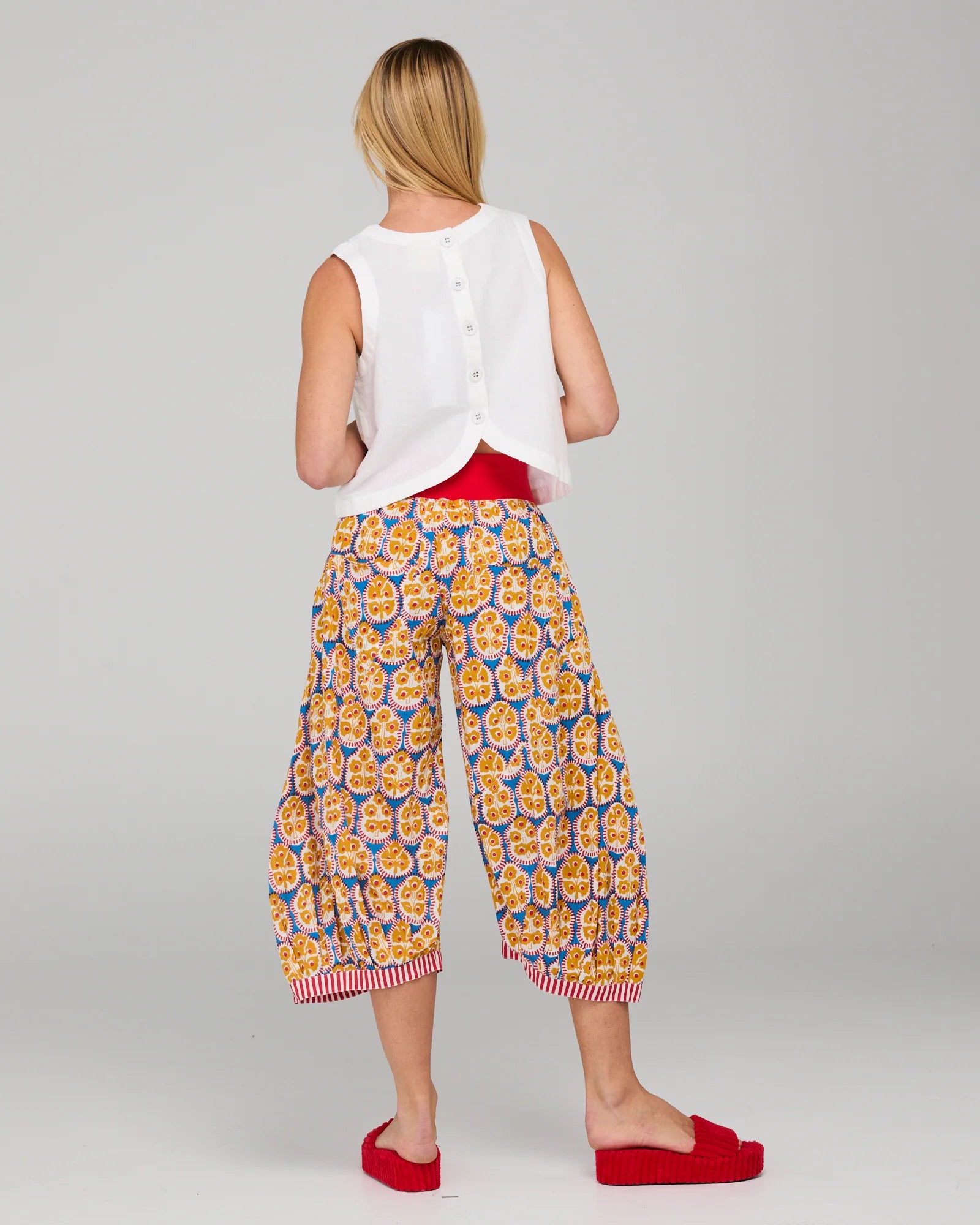 Guru Pant Emilia Blue Bottoms Boom Shankar